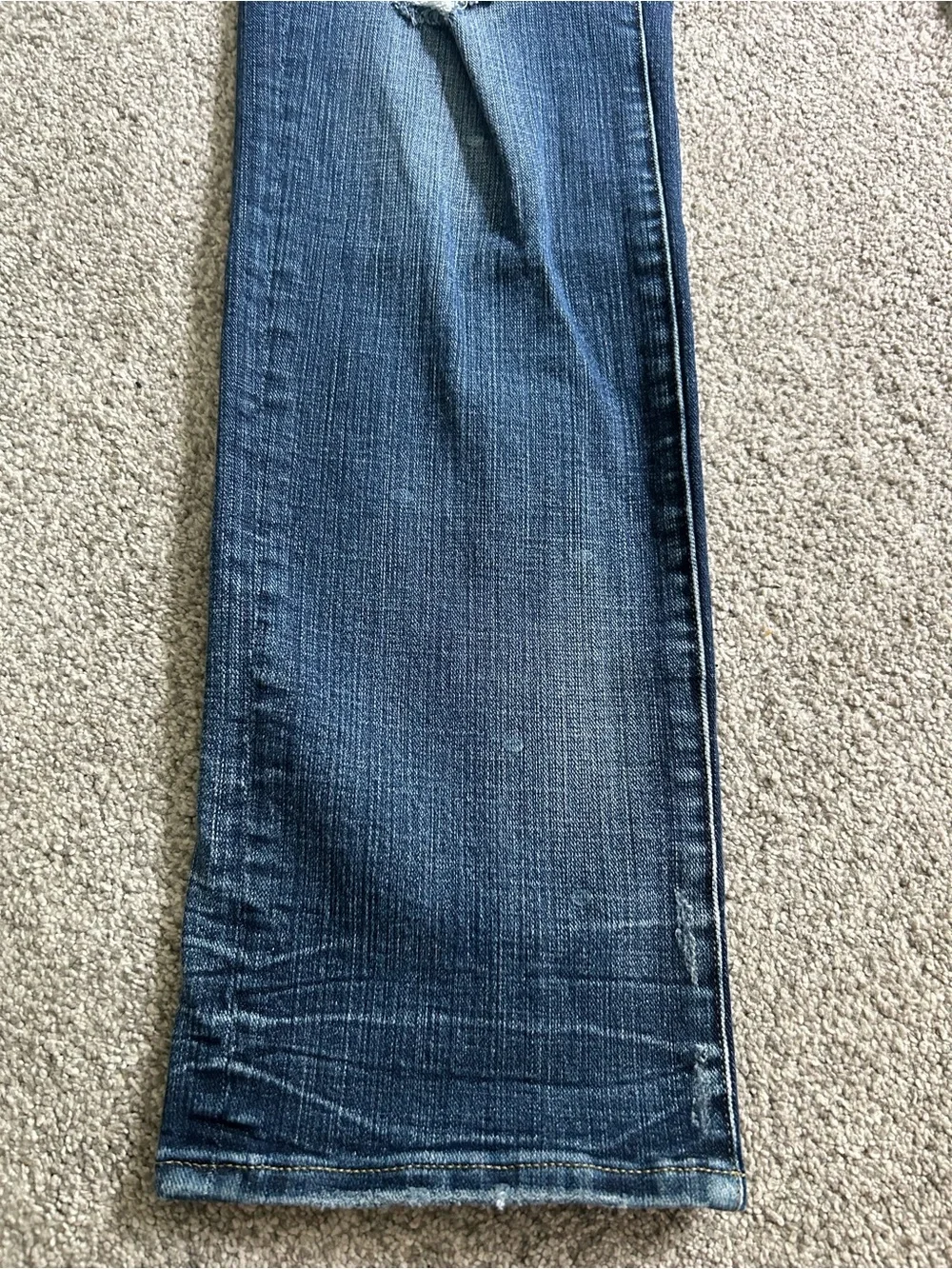 American Eagle Outfitters Distressed Dark Blue Jeans